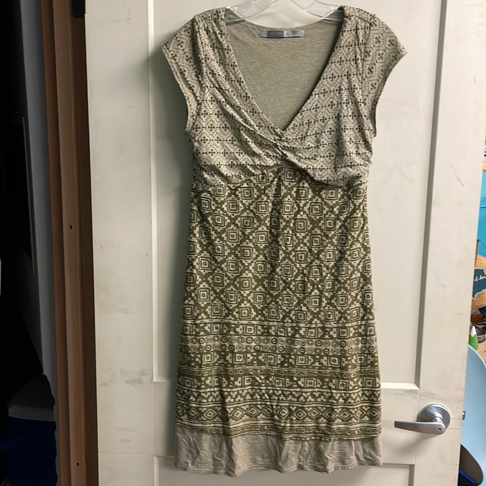 Athleta Tan Cotton Dress